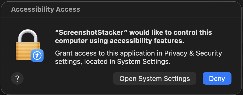 Accessibility Request